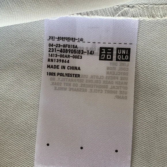 NWOT Zen Uniqlo Gray Women's top S - Picture 5 of 6